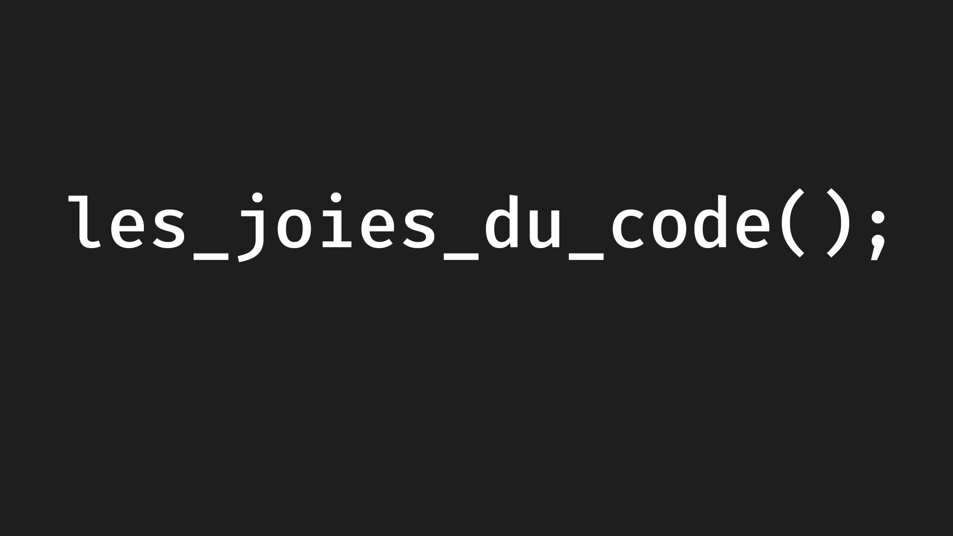 Discovery splash banner for Les Joies du Code Discord server