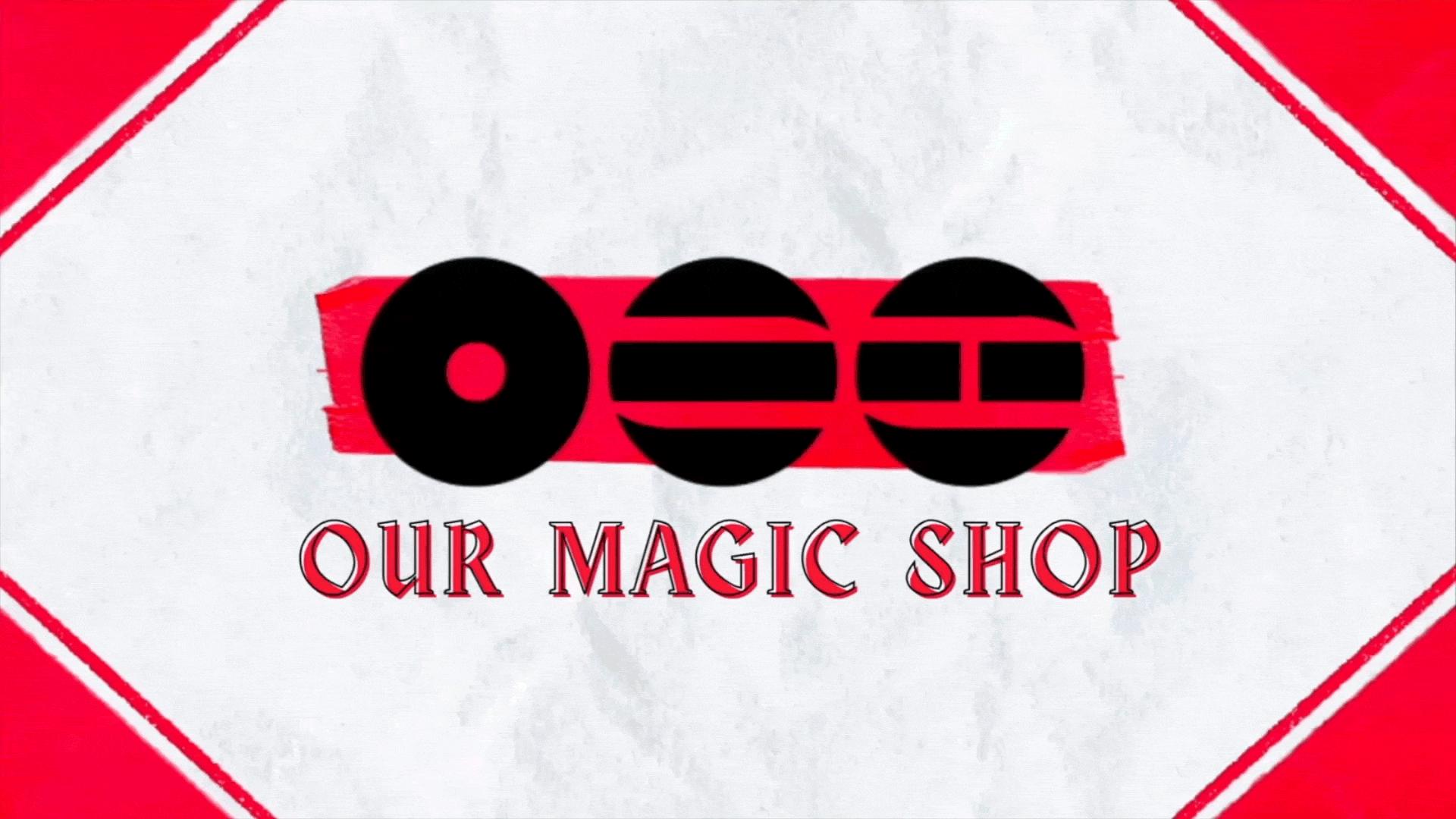 Discovery splash banner for OurMagicShop Discord server