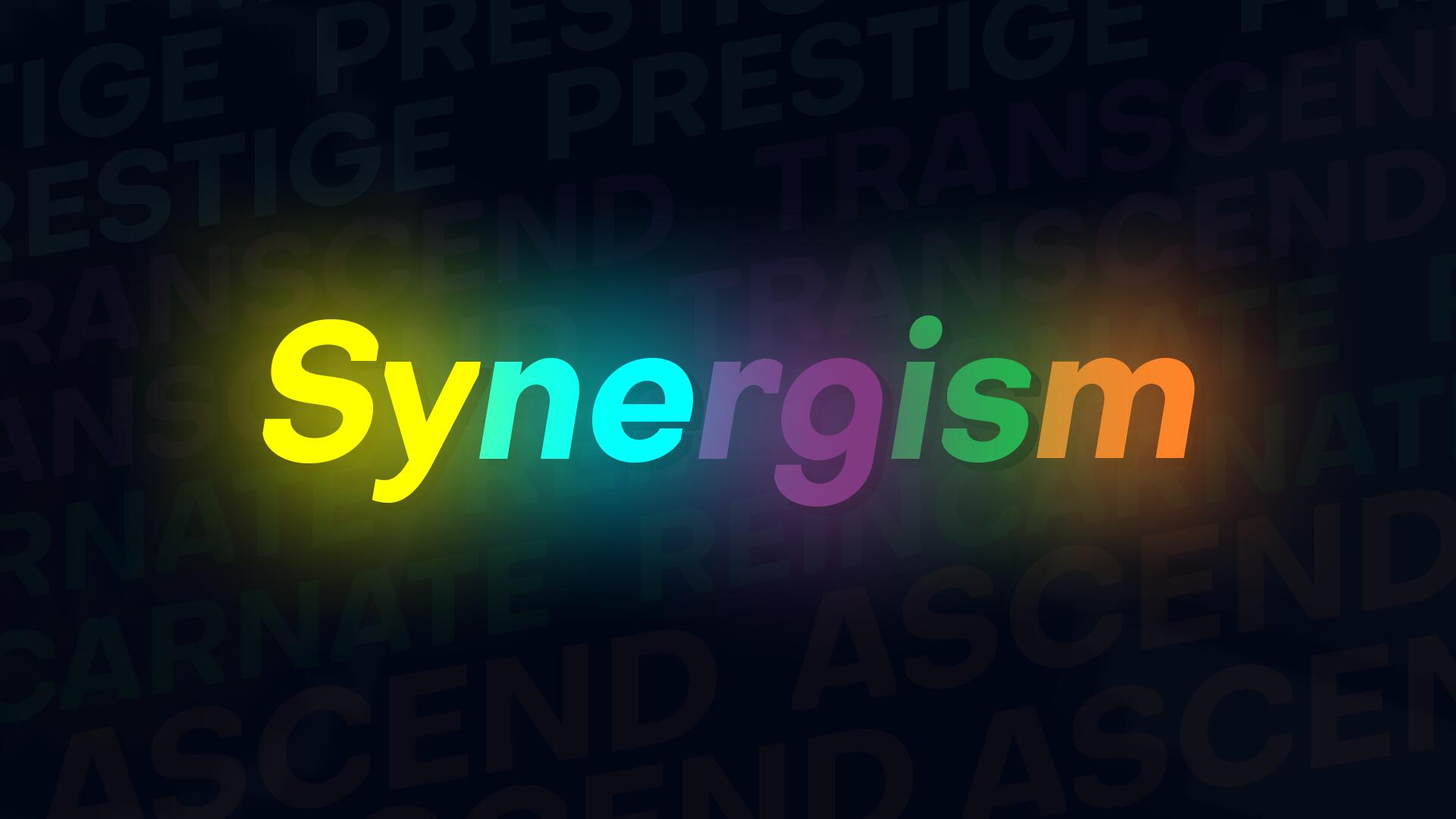 Discovery splash banner for Synergism Discord server