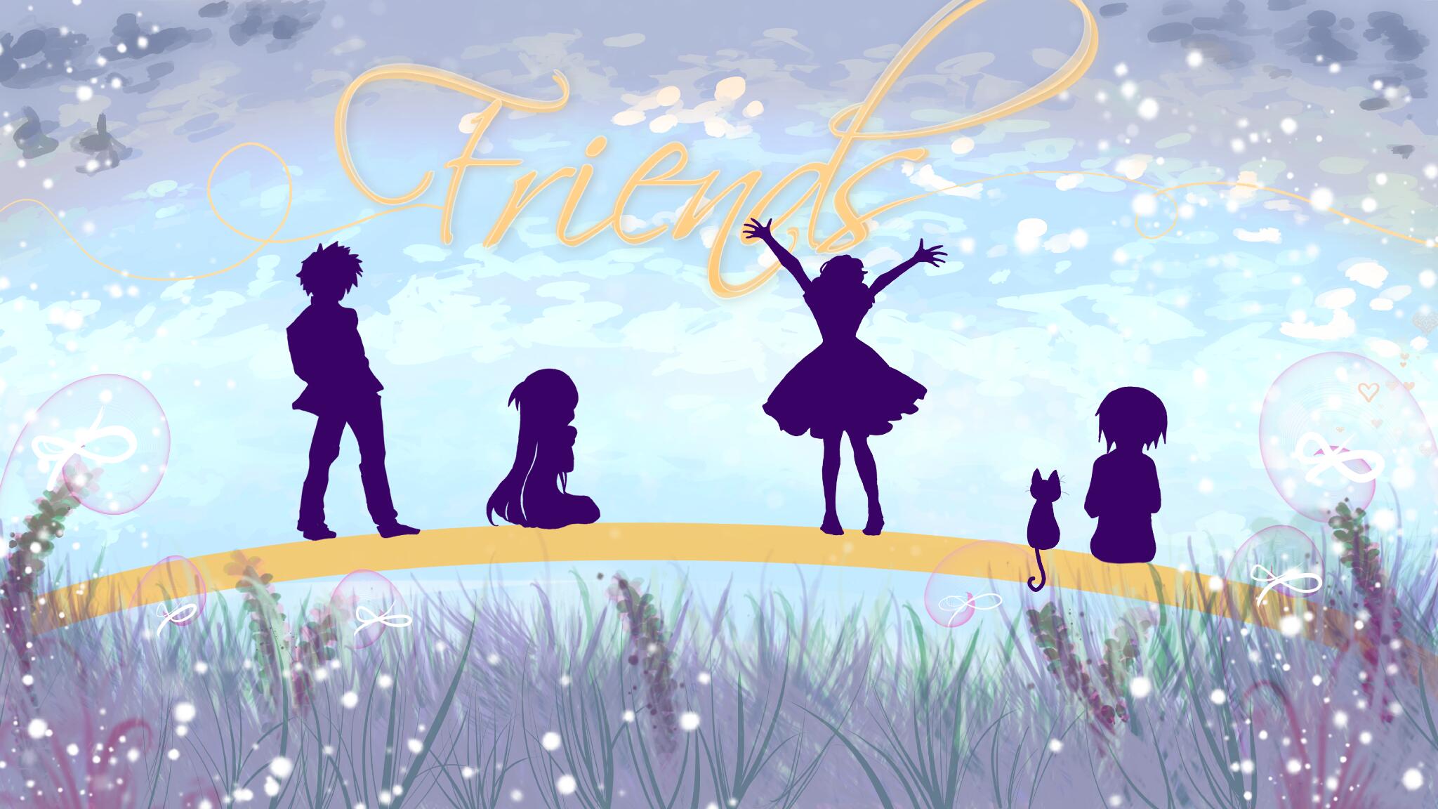 Discovery splash banner for Friends Discord server