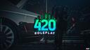 Discovery splash banner for 420 Roleplay Discord server