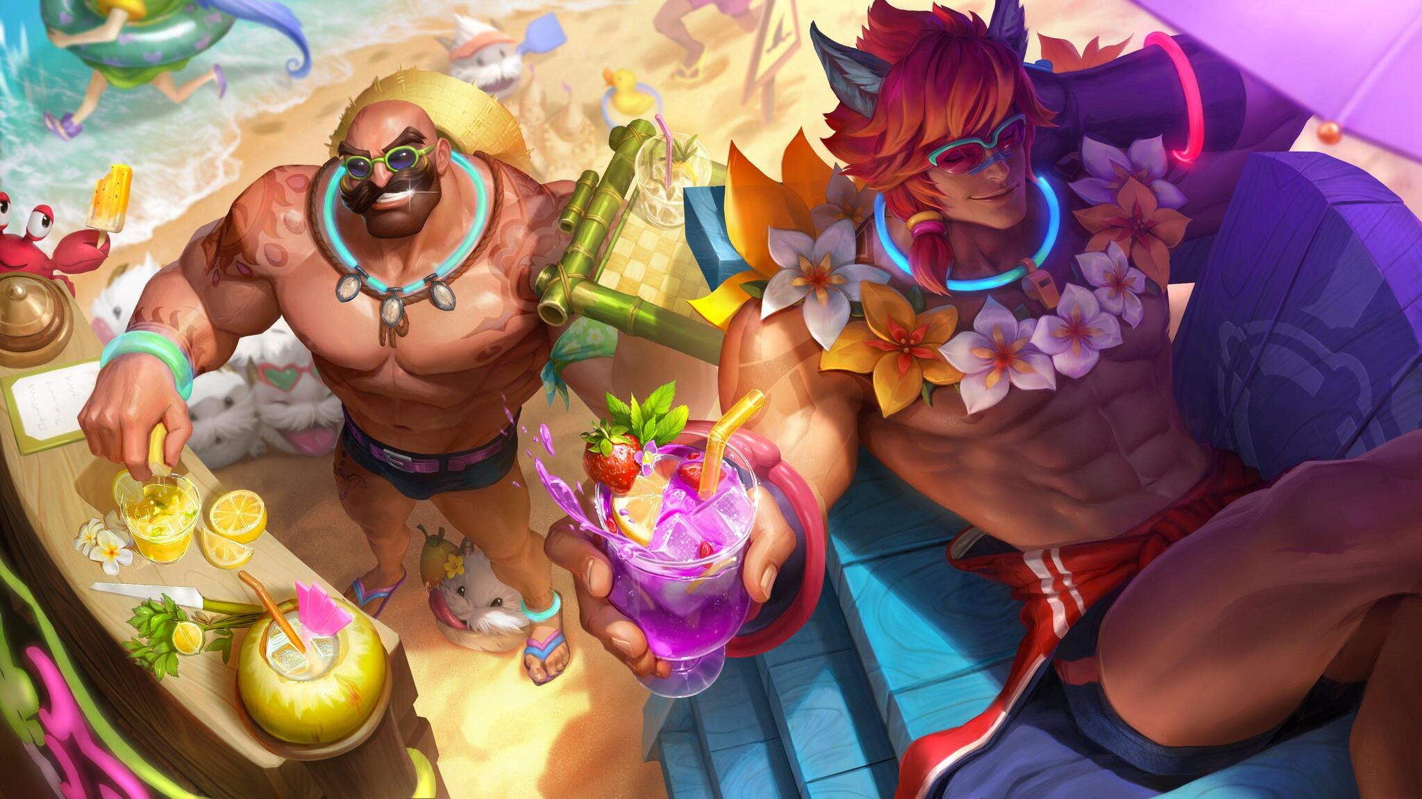 Discovery splash banner for Rainbow Summoners Discord server