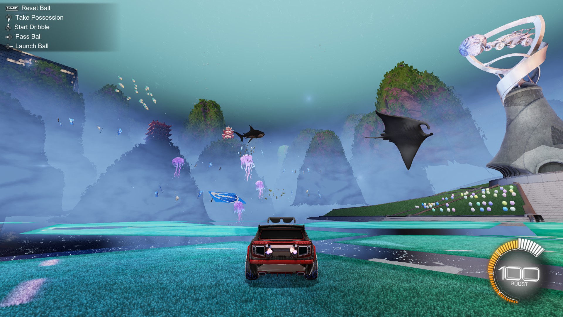 Discovery splash banner for Rocket League Mapmaking Discord server