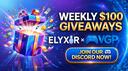 Discovery splash banner for Elyxir & VGP Discord server