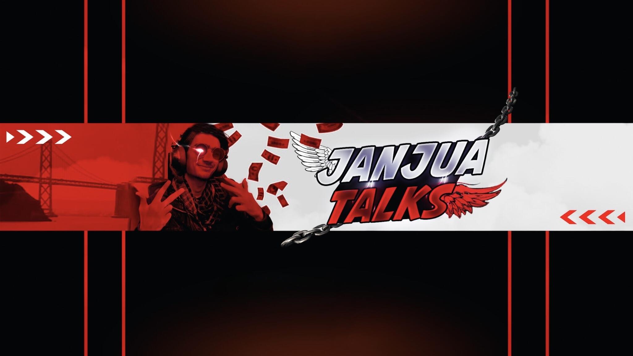 Discovery splash banner for JANJUA TALKS Discord server