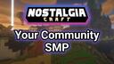 Discovery splash banner for NostalgiaCraft Discord server