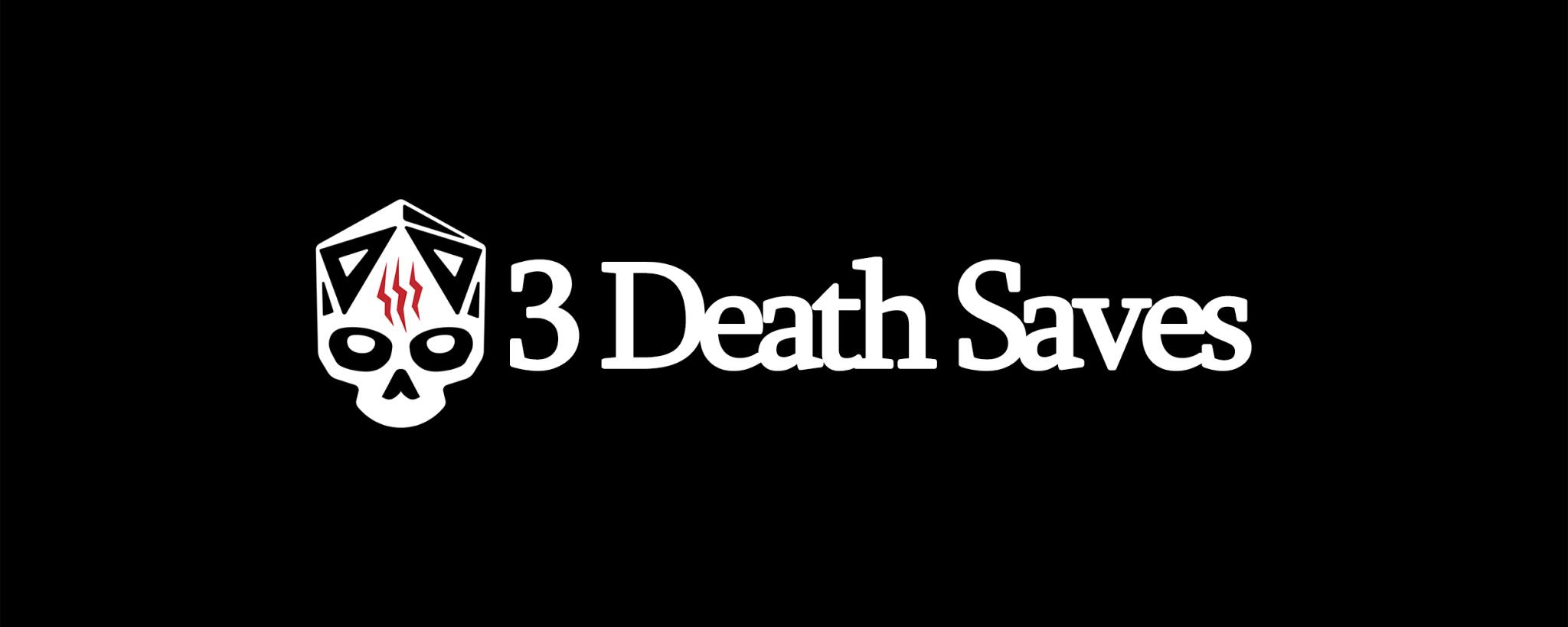 Discovery splash banner for 3 Death Saves Discord server