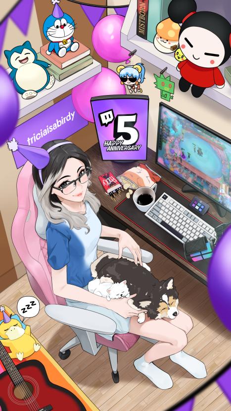 Discovery splash banner for Tricia’s Bird Nest Discord server