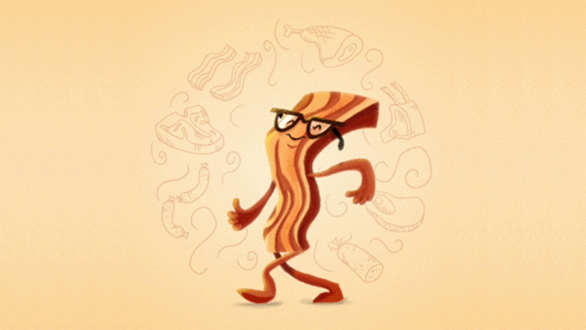 Discovery splash banner for Bacon Discord server