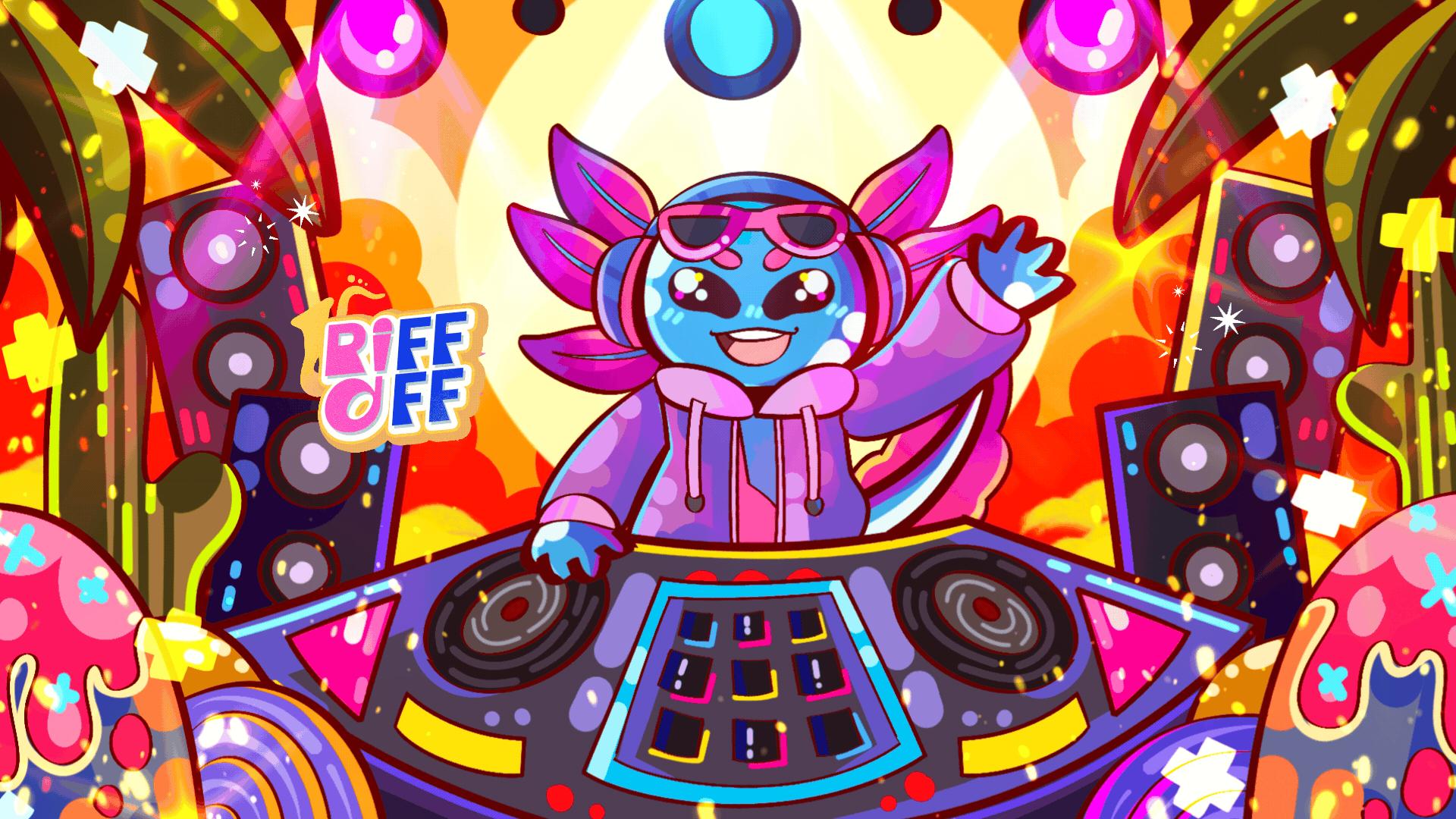 Discovery splash banner for 🎤 Riff-Off | Singing, Games, Daily Events, Community Discord server