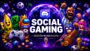 Discovery splash banner for SOCIAL GAMING  | Argentina・México・Colombia・Uruguay・Chile・Ecuador・Español・Amigos・Chat・Juegos・Nekotina Discord server