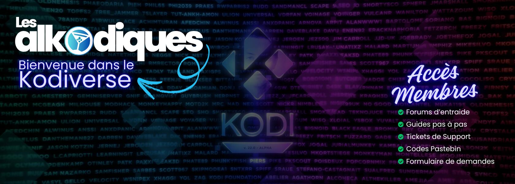 Discovery splash banner for Les alKODIques Discord server