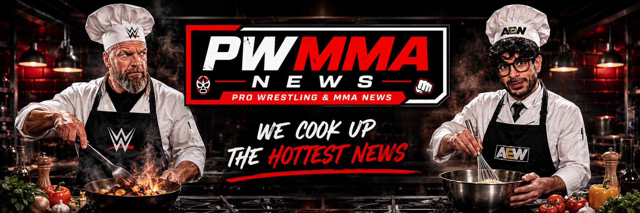 Discovery splash banner for Pro Wrestling & MMA News Discord server
