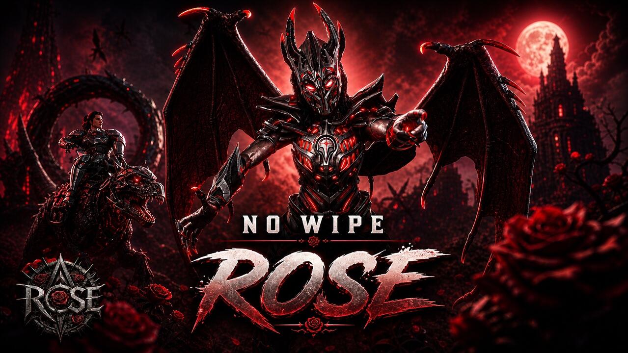 Discovery splash banner for #ROSE 10x ASA NO-WIPE Discord server