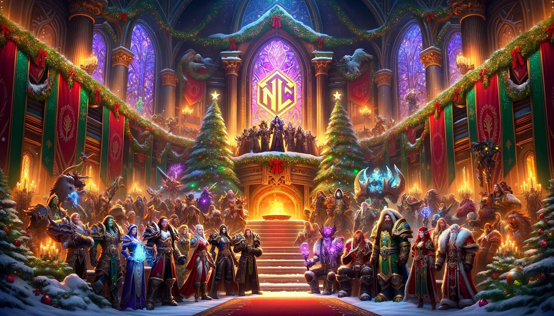 Discovery splash banner for Nerdelandslaget WoW Discord server