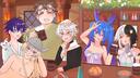 Discovery splash banner for Hestia Familia Discord server
