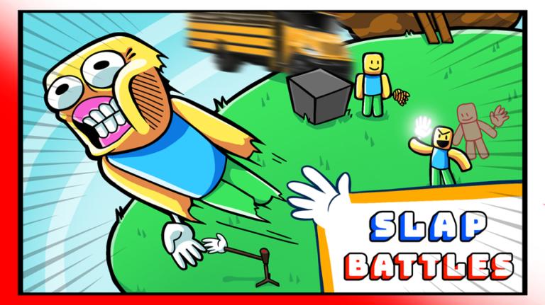Discovery splash banner for Slap Battles Discord server
