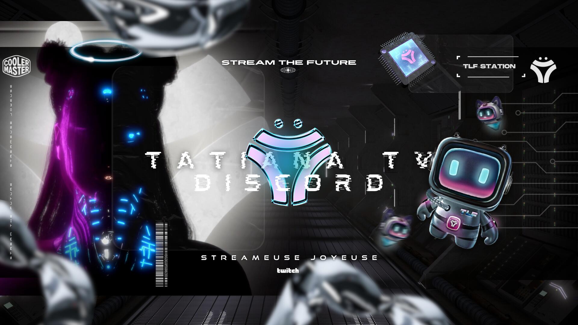Discovery splash banner for Tatiana TV Discord server