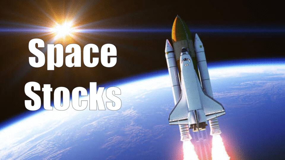 Discovery splash banner for Space Stocks 🚀 Discord server