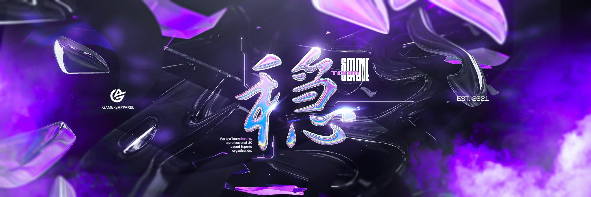 Discovery splash banner for Team Serene Discord server