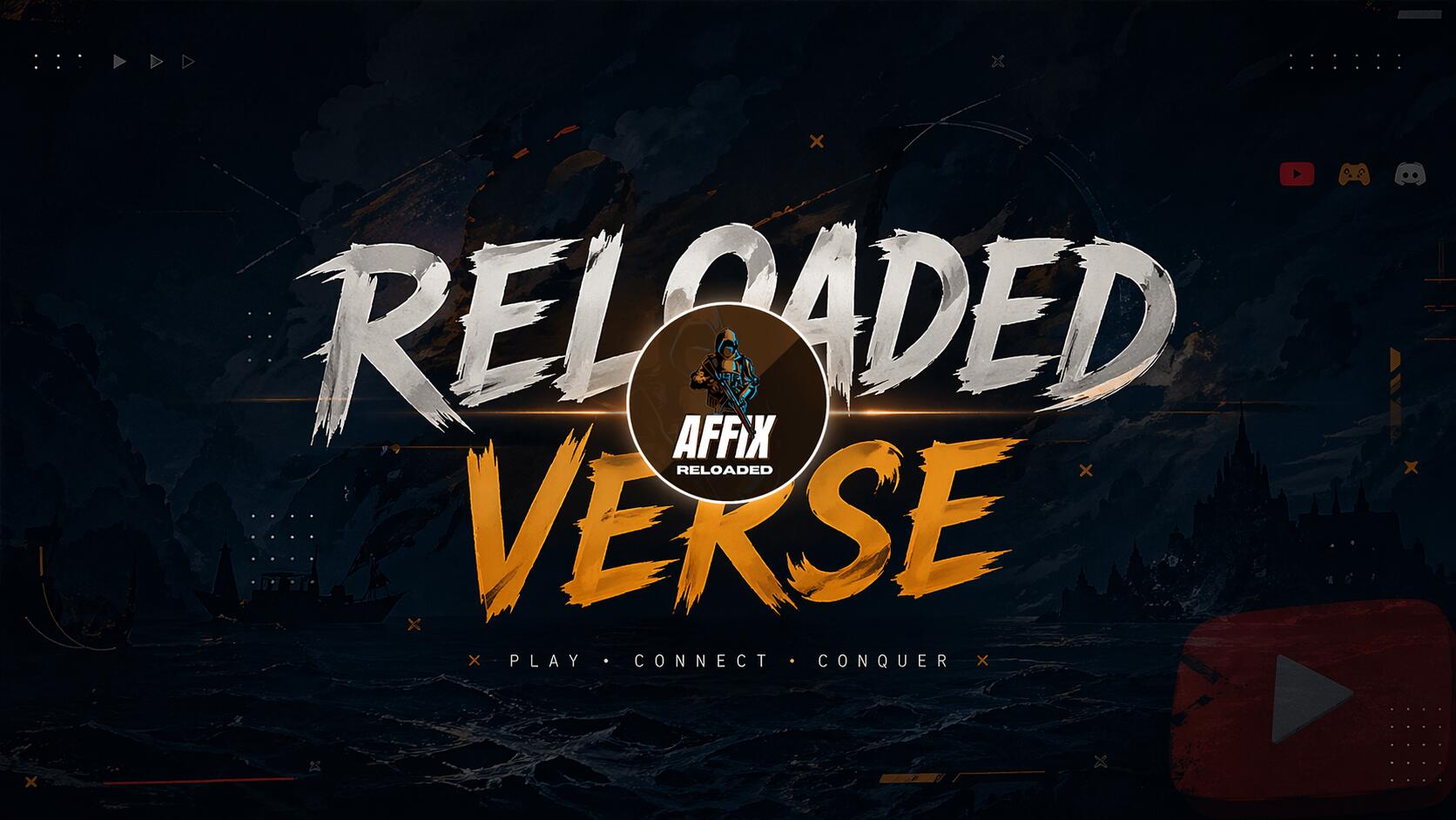 Discovery splash banner for Reloaded Verse Discord server