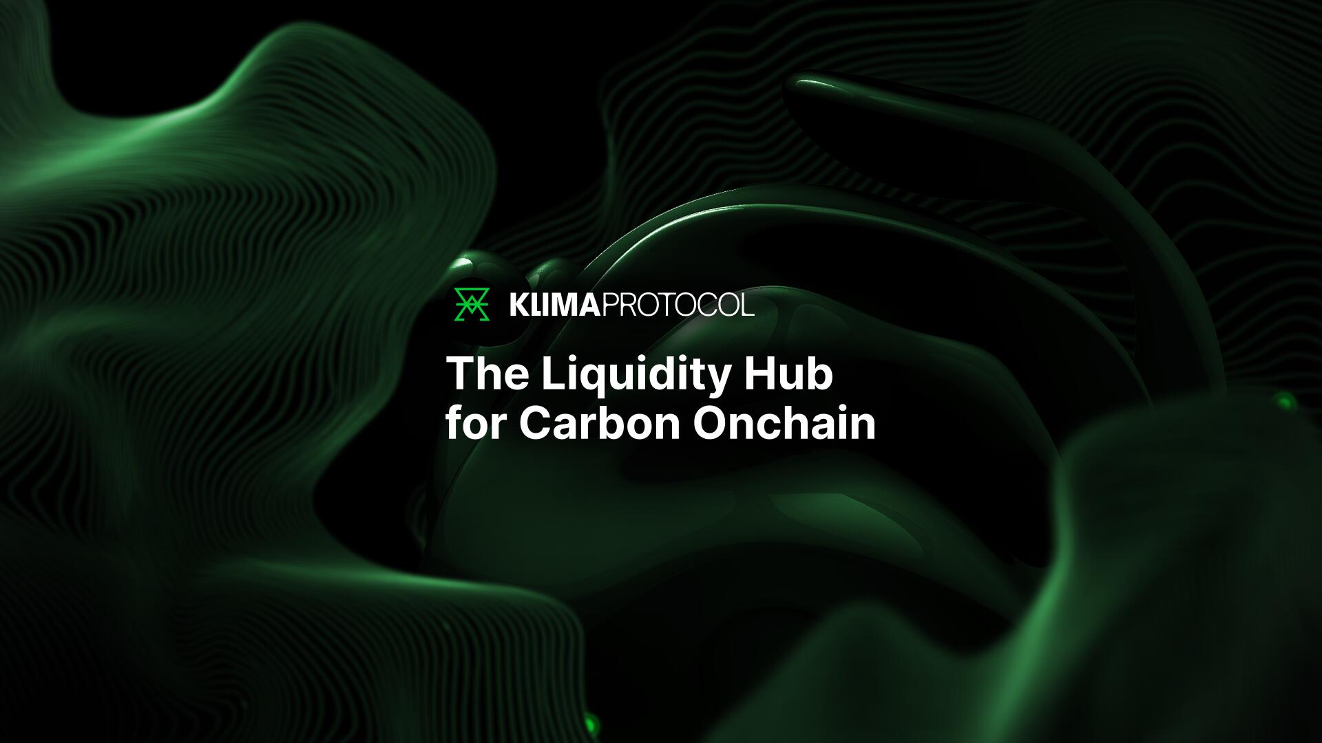 Discovery splash banner for Klima Protocol Discord server