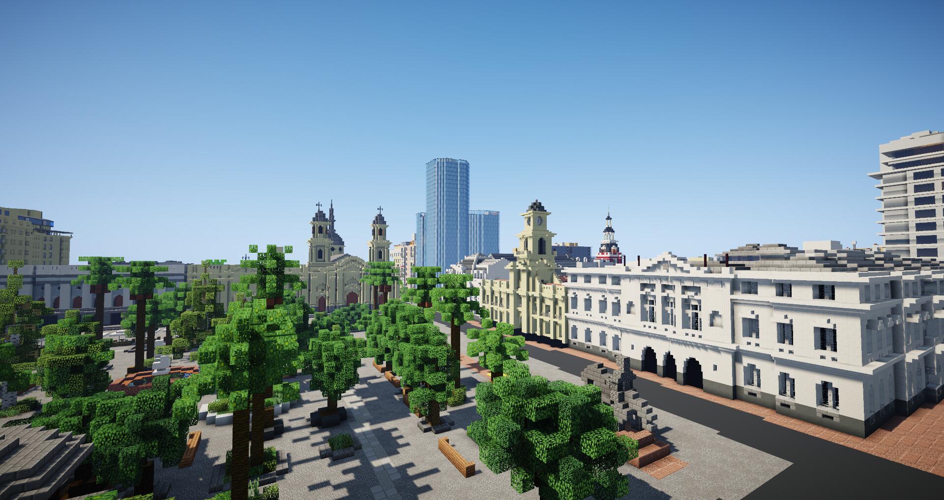 Discovery splash banner for BuildTheEarth: Chile Discord server