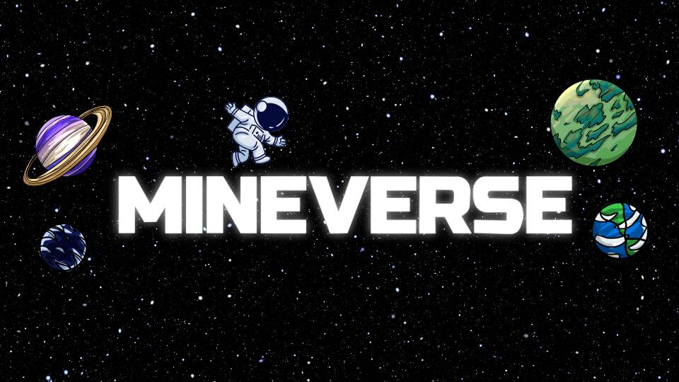 Discovery splash banner for Mineverse Discord server