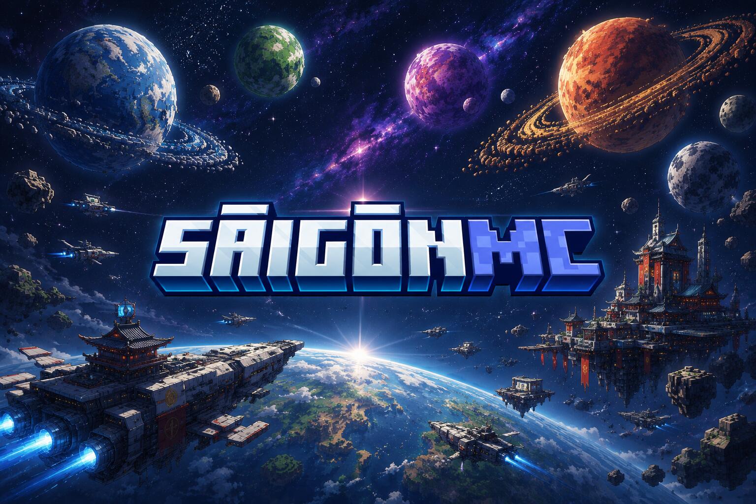 Discovery splash banner for SaigonMC Discord server
