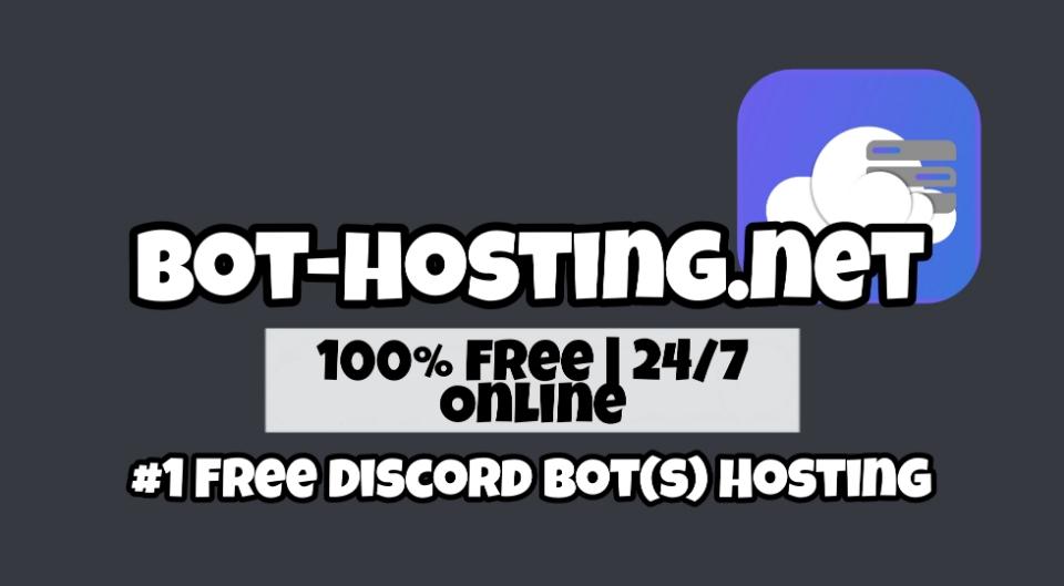 Discovery splash banner for Bot-hosting.net • 24/7 • Free Host For Discord Bots Discord server