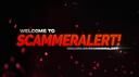 Discovery splash banner for ScammerAlert! Discord server