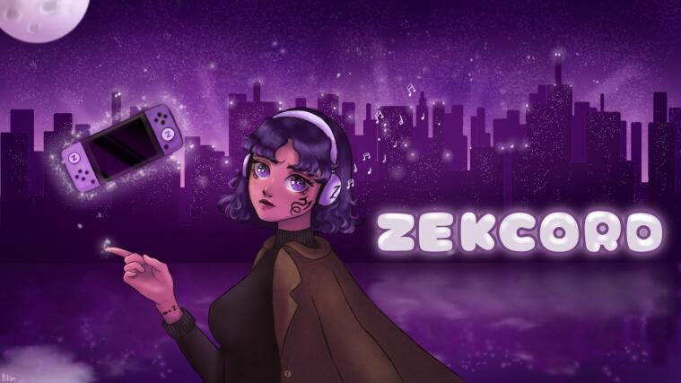 Discovery splash banner for Zekcord | Gaming • Anime • Social • Fun • Chill • Active • JJK • Jujutsu Kaisen • Memes • Emojis Discord server