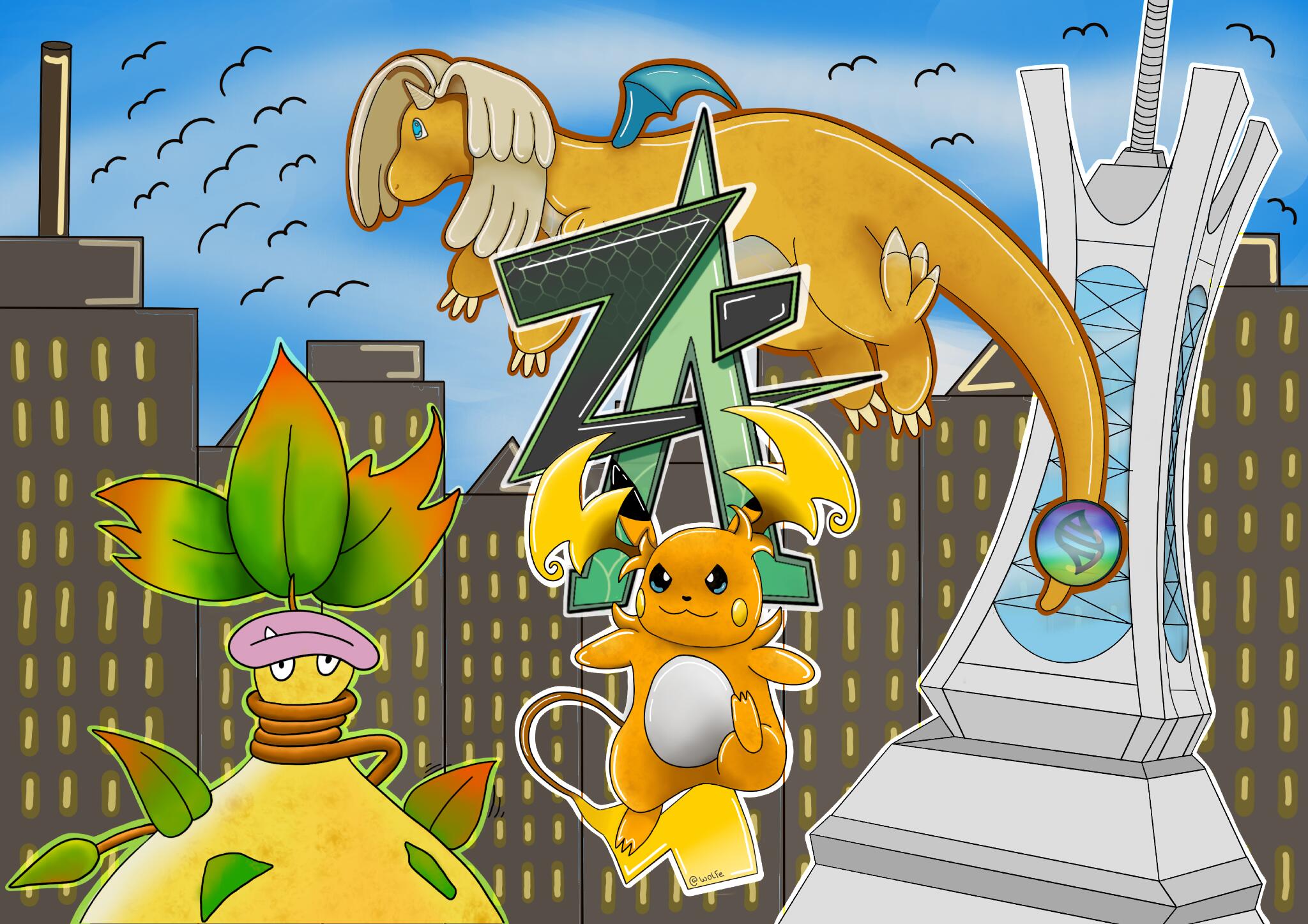 Discovery splash banner for Pokémon Legends Z-A Discord server