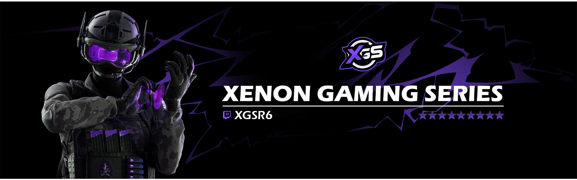 Discovery splash banner for Xenon Gaming Series Discord server