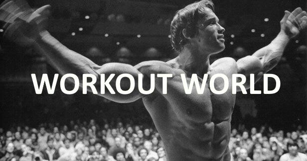 Discovery splash banner for Workout World Discord server