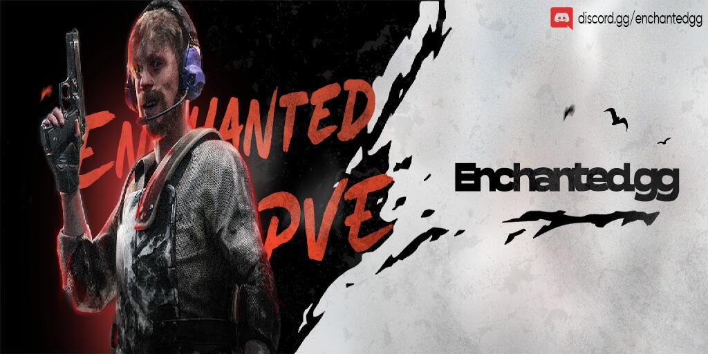 Discovery splash banner for Enchanted.gg Rust Discord server