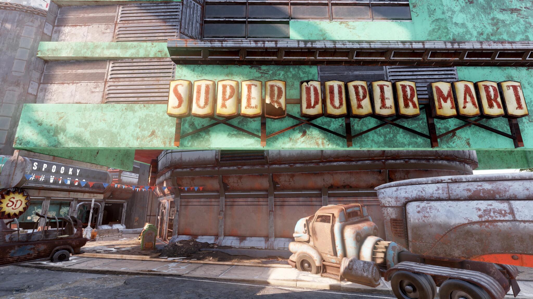 Discovery splash banner for Super Duper Mart 76 Discord server