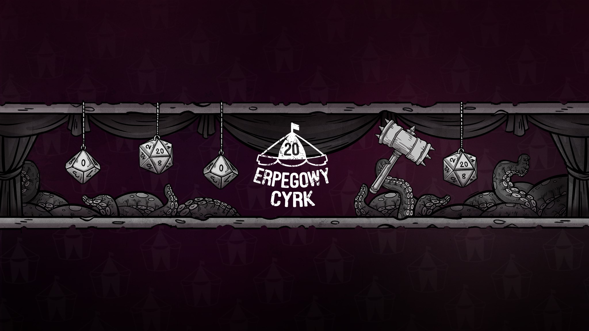 Discovery splash banner for Erpegowy Cyrk Discord server