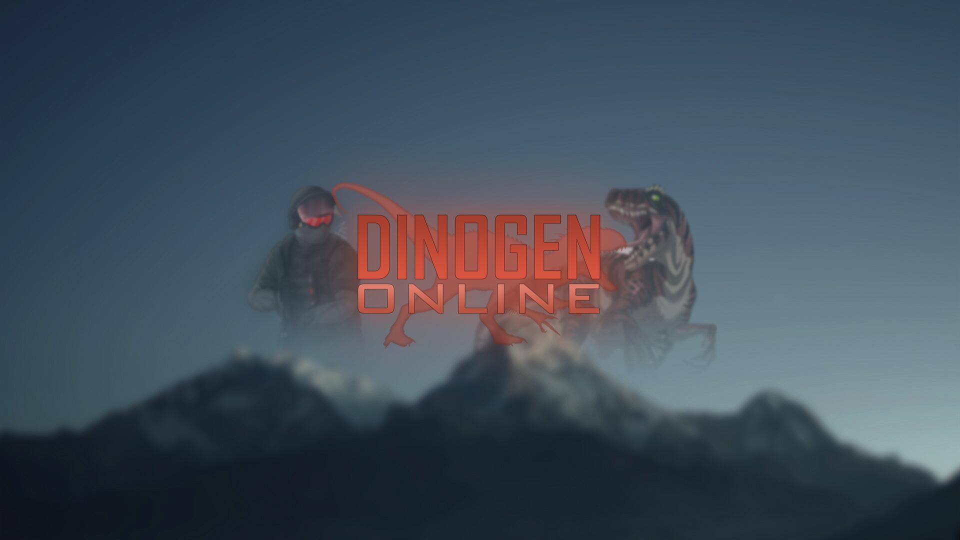 Discovery splash banner for Dinogen Online Discord server