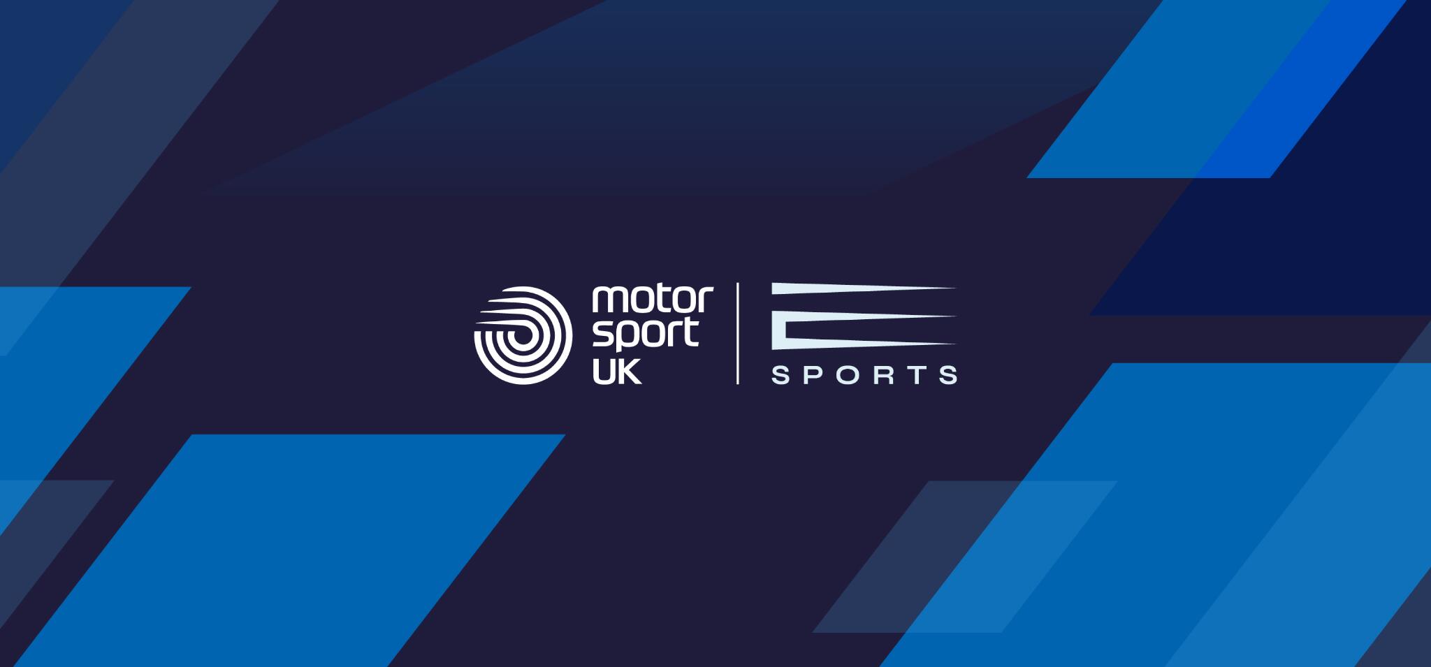 Discovery splash banner for Motorsport UK Esports Discord server