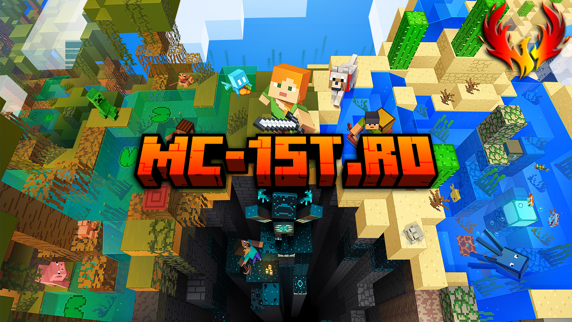 Discovery splash banner for 🐦🔥 Mc-1st.Ro | Discord Server Discord server