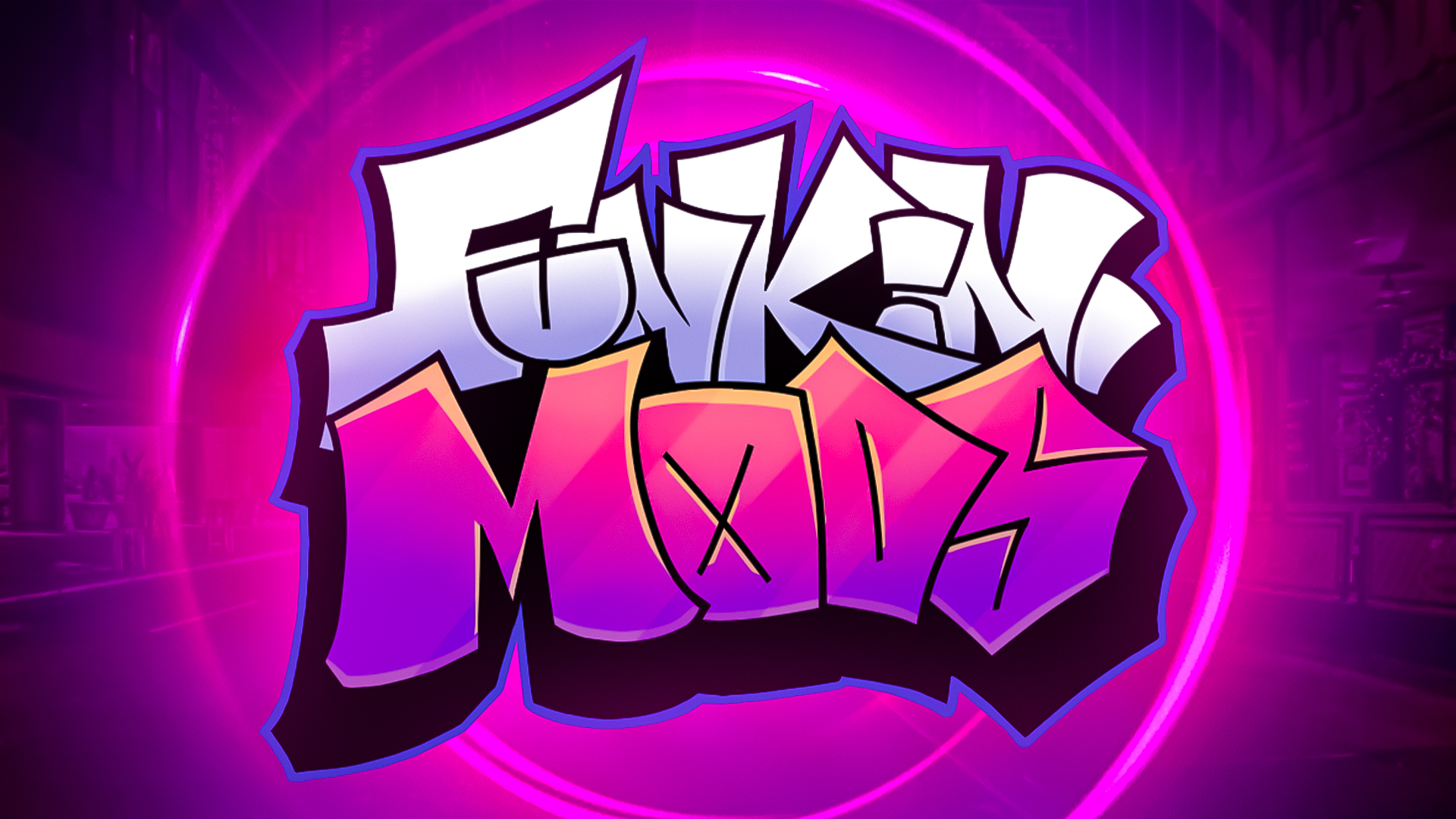 Discovery splash banner for Funkin' Mods | 2.7 Discord server