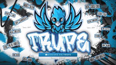 Discovery splash banner for /trupe Discord server