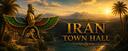 Discovery splash banner for IRAN TOWN HALL Discord server