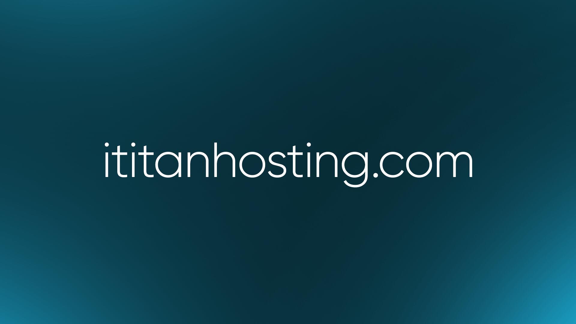 Discovery splash banner for ITITAN Hosting Solutions Discord server
