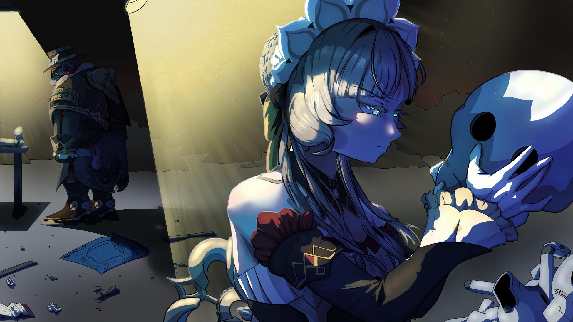 Discovery splash banner for Sandrone Mains | The Marionette Discord server