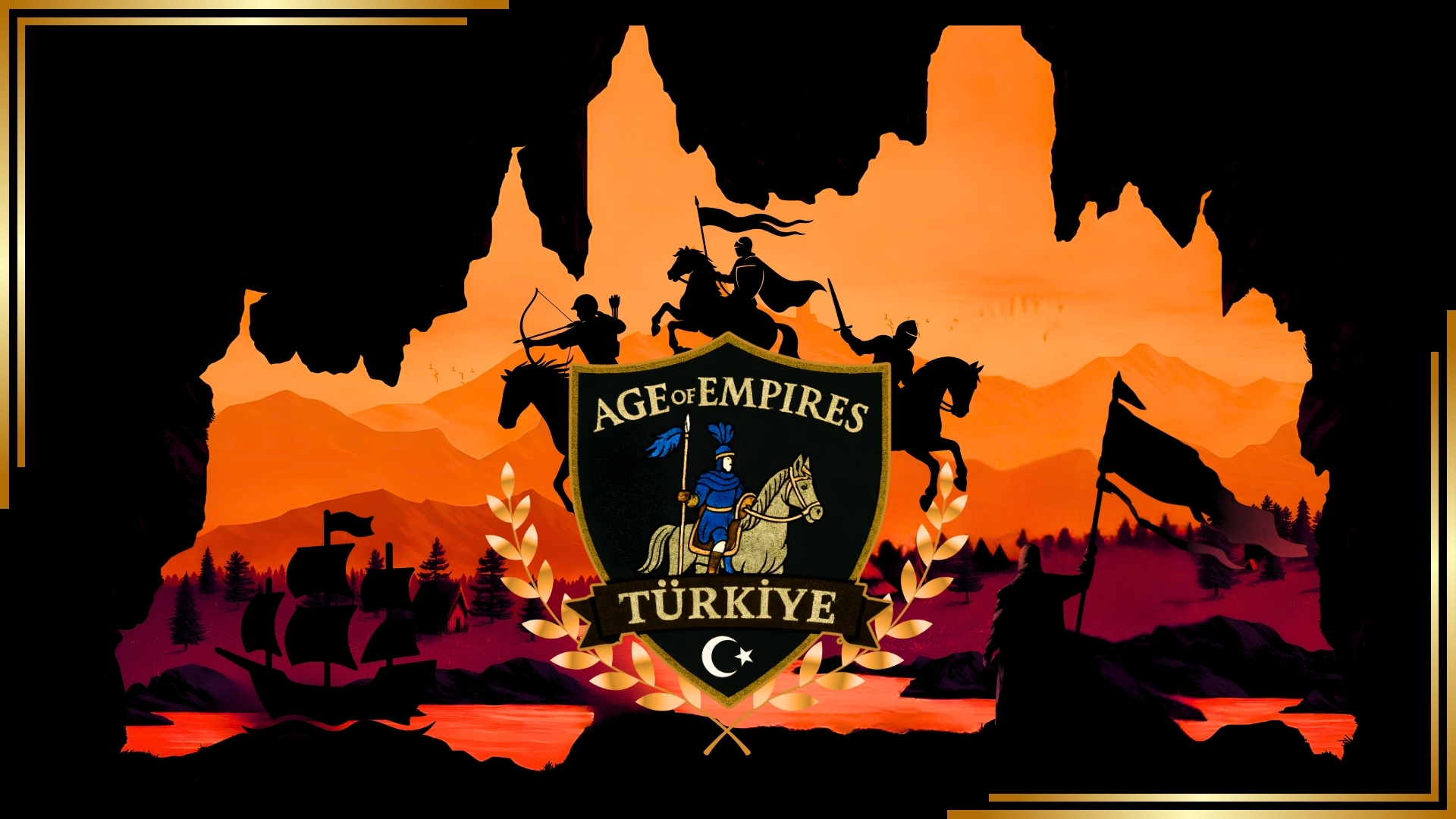 Discovery splash banner for Age of Empires Türkiye Discord server