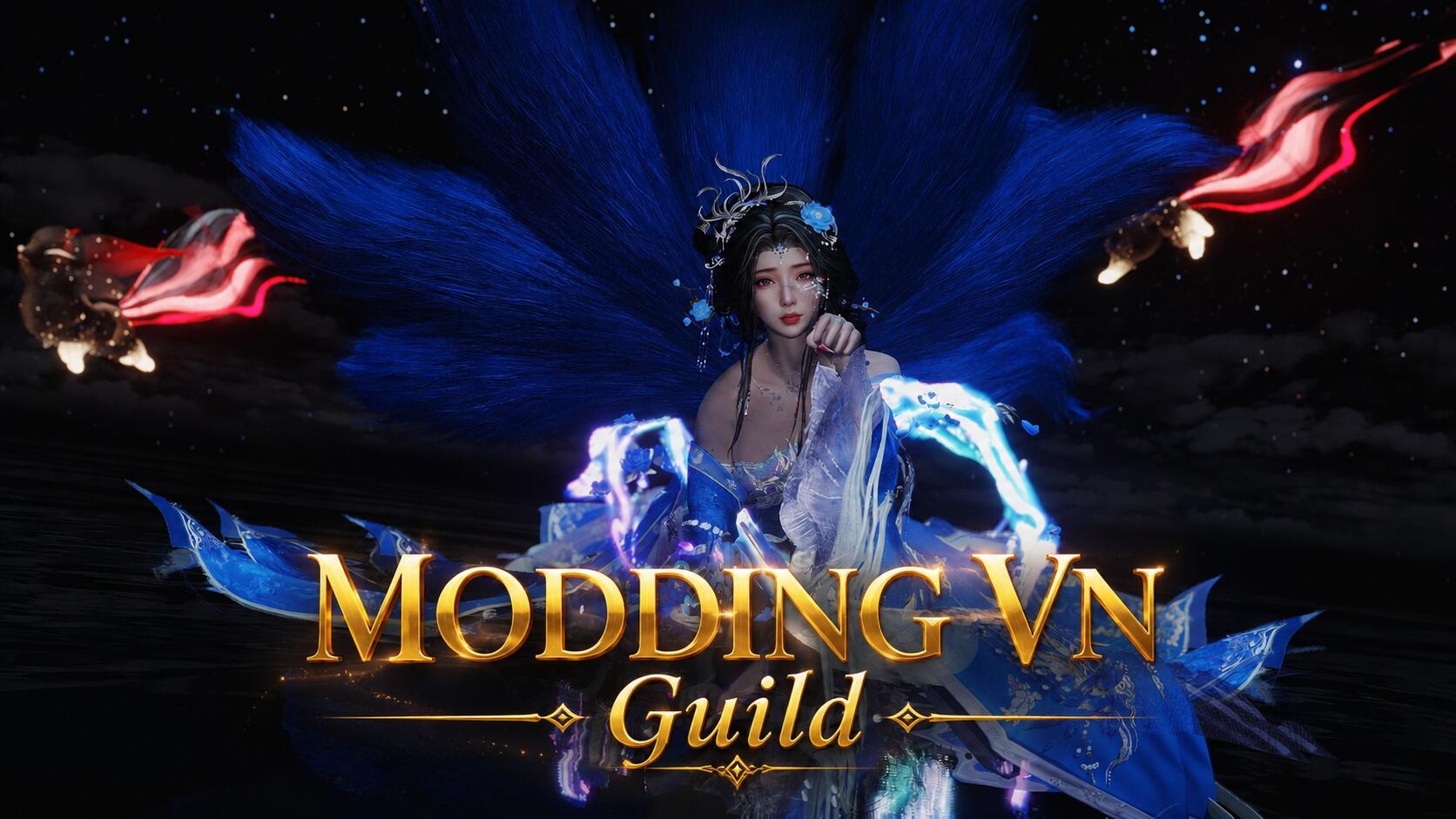 Discovery splash banner for Modding VN Guild Discord server